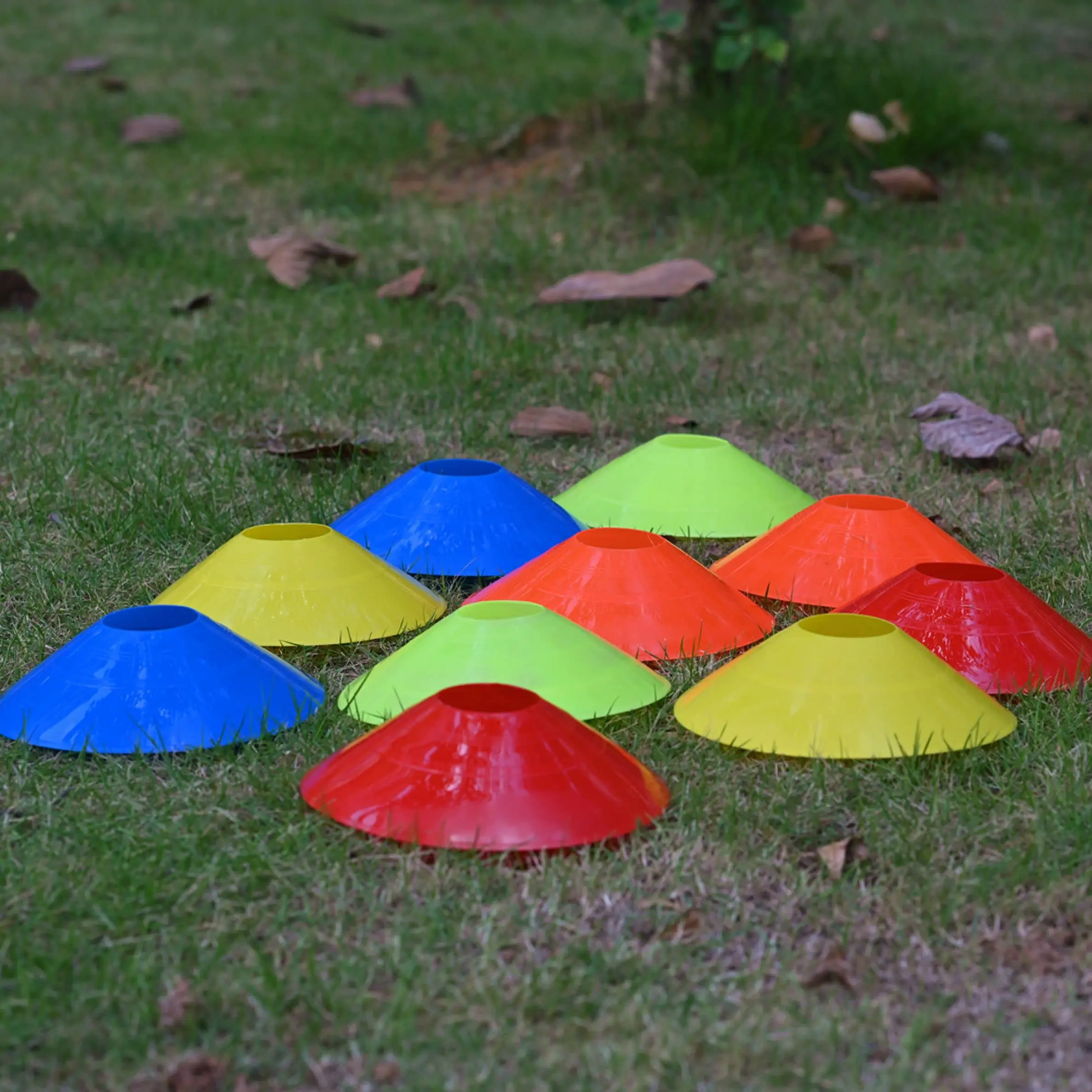 Cono de entrenamiento de fútbol para niños, juego de conos de disco para ejercicio de agilidad, accesorios de entrenamiento deportivo, 20/40/60 piezas