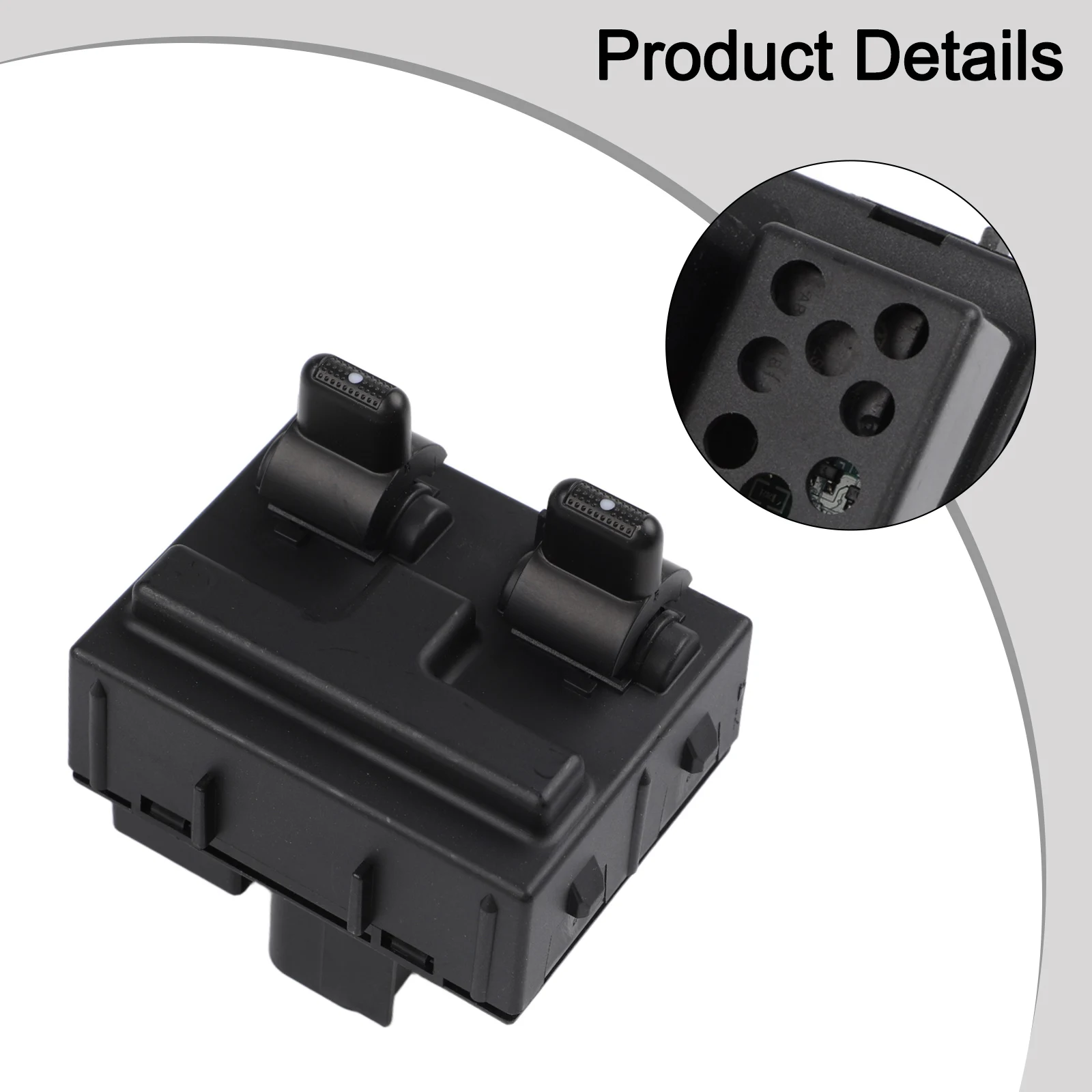 

Replacement Control Power Window Switch Direct Replacement Part Number 4602675AA Fits 2-door 07-10 As Shown Car Door Repair