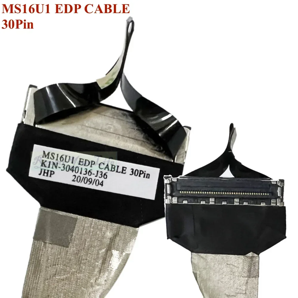 MS16U1 30PIN FHD LCD LVDS EDP CABLE For MSI GE65 GL65 GP65 WE65 MS16U3 MS16U2 MS16U4 KIN-3040136-J36 LCDS Screen Video Connector