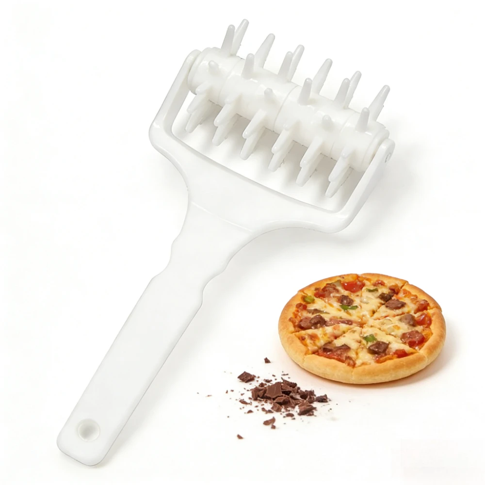 Máquina perforadora de masa, rodillo de punta de masa, perforadora de pastelería, perforadora de Pin de Pizza, herramienta de acoplamiento de Pizza para el hogar, restaurante, herramienta de acoplamiento de Pizza