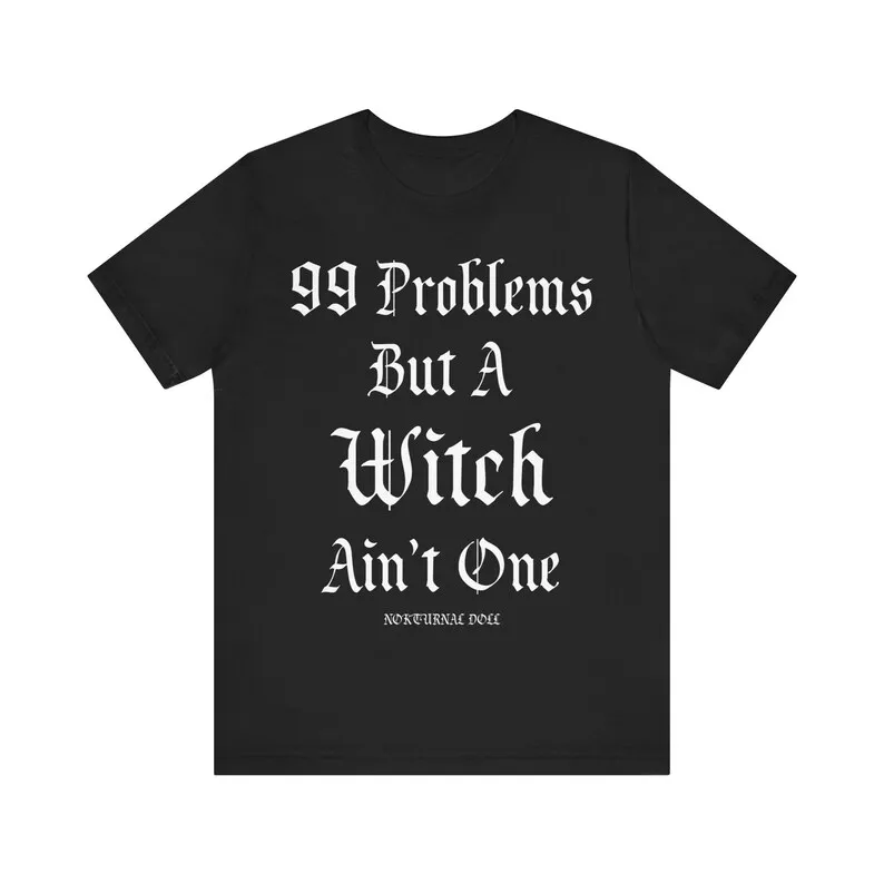 Witchy Tshirt Witchy Tee Gothic tshirt Goth Tee Gothic Clothing Occult Clothing Wiccan Dark Fashion Egirl clothes