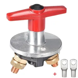 Universal Truck Car Main Battery Isolator Disconnector Cut Off Kill Switch 12V 24V Heavy Duty Electric Rotary Power Switch 300A