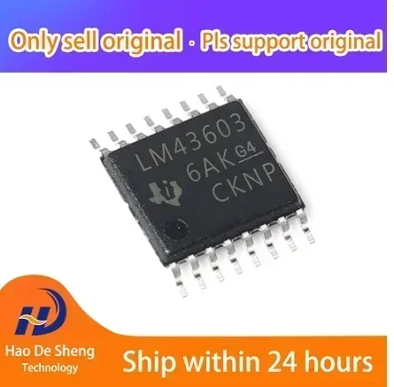 

10 шт./лот LM43603PWPR LM43603 43603 HTSSOP-16 новый оригинальный в наличии, поставки электронных компонентов