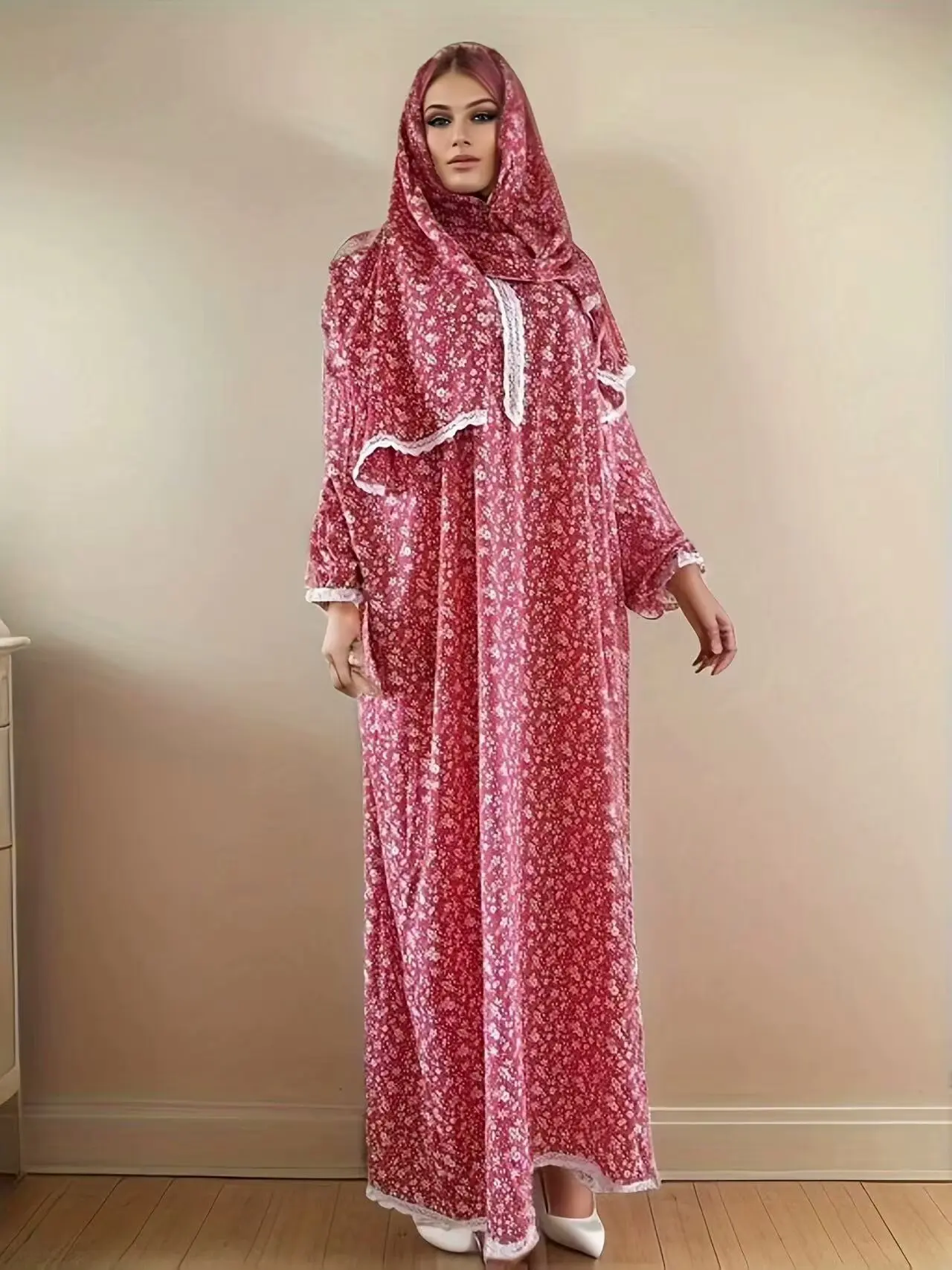 Muslim Dresses Women Maxi Dresses Vestidoes Fashion Female Loose Dresses Full Sleeve Casual Robe Long Dress cotton silk