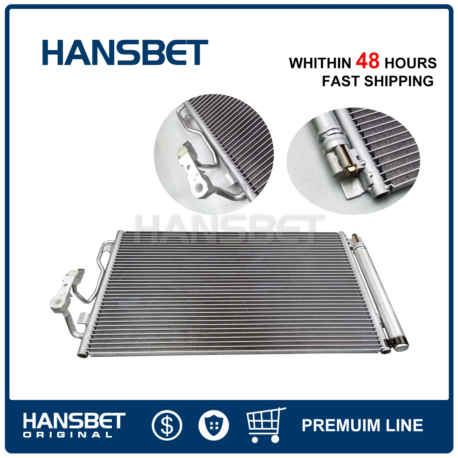 

Конденсатор переменного тока с сушильной машиной для BMW 1, 2, 3, 4 серии F20 F30 316i 320i 325d 328i 330d 335i i3 i8 HANSBET