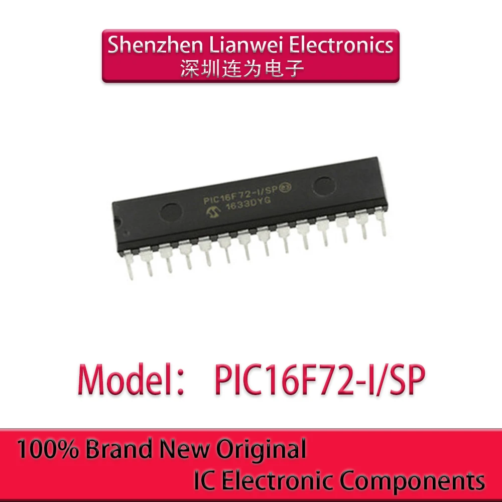 

100% New Original PIC16F72 PIC16F72-I/SP IC MCU Chipset DIP-28