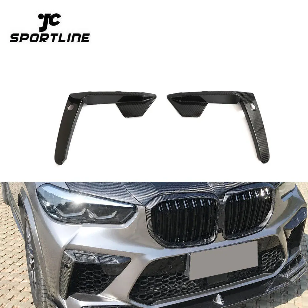 

Dry Carbon Fiber Auto X5M Front Bumper Vents For BMW F95 X5 M 2020-2022