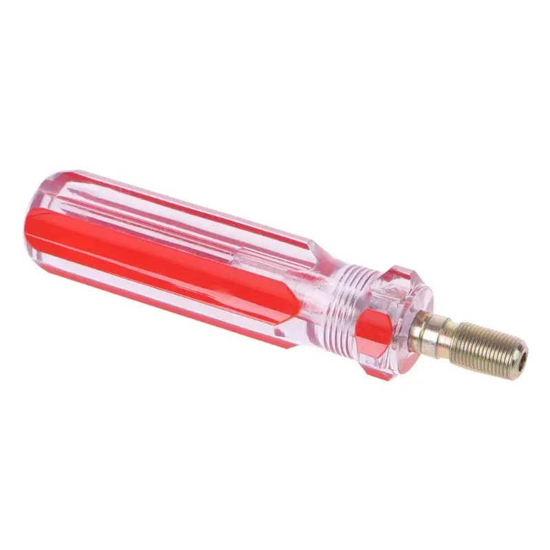 Red Clear Imperial Unit Thread Coaxial Cable Squeeze Boosters Connector Dropship