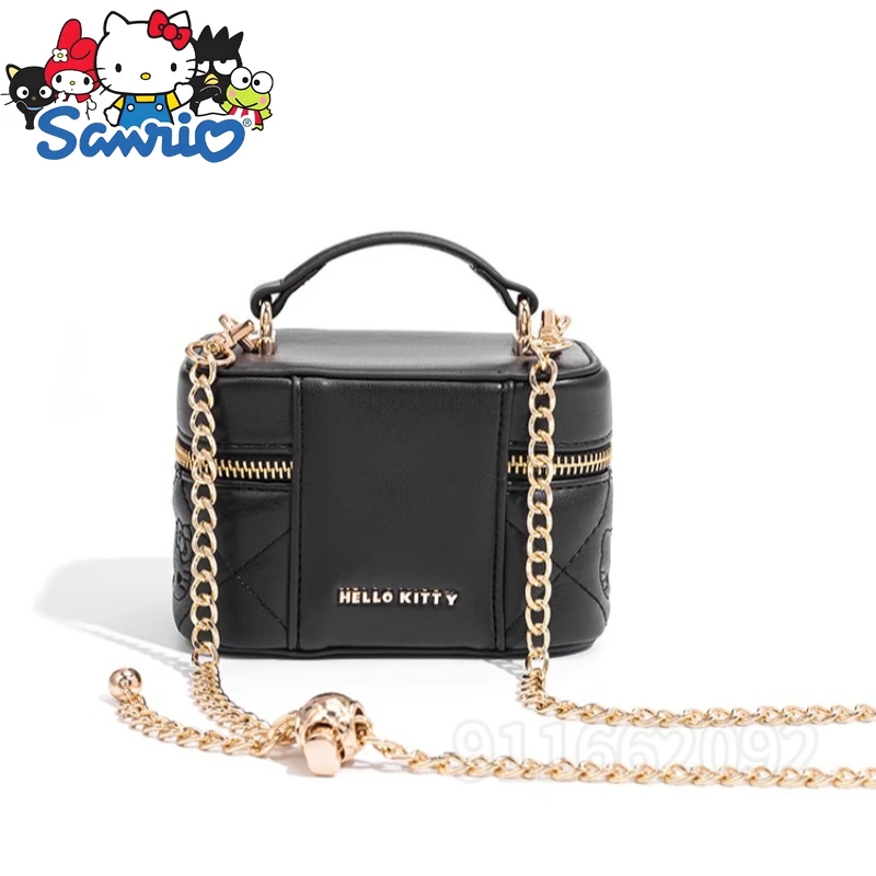  Hello Kitty New Mini Square Bag Cartoon Cute Women's Mini Shoulder Bag Fashion Trend Women's Messenger Bag High Quality