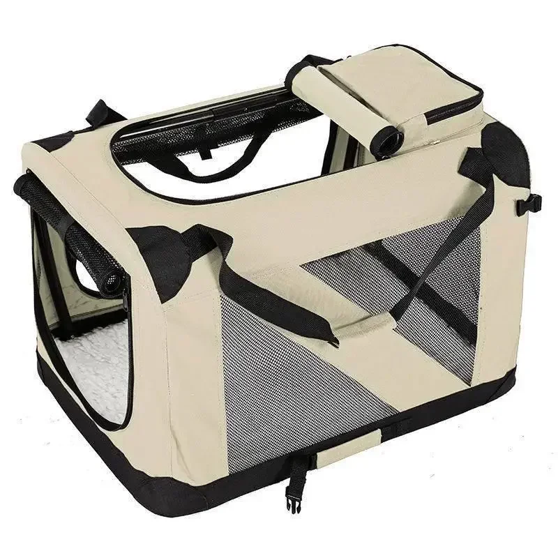 Vehicle Mounted Large Dog Cage Foldable and Portable Pet Carrier Medium and Large Dogs Pet Nest Pet Luggage Cat Cage Travel Box