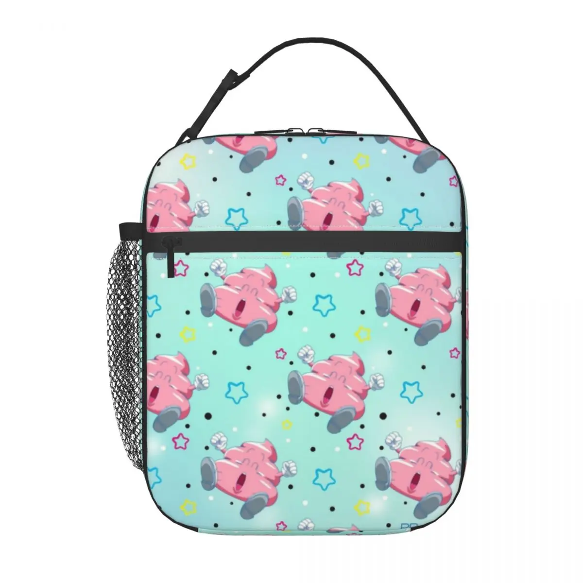 ¡Patrón de caca! Bolsas de almuerzo con aislamiento térmico para mujer Dr. Slump, bolsa de almuerzo reutilizable para almacenamiento escolar, caja de alimentos
