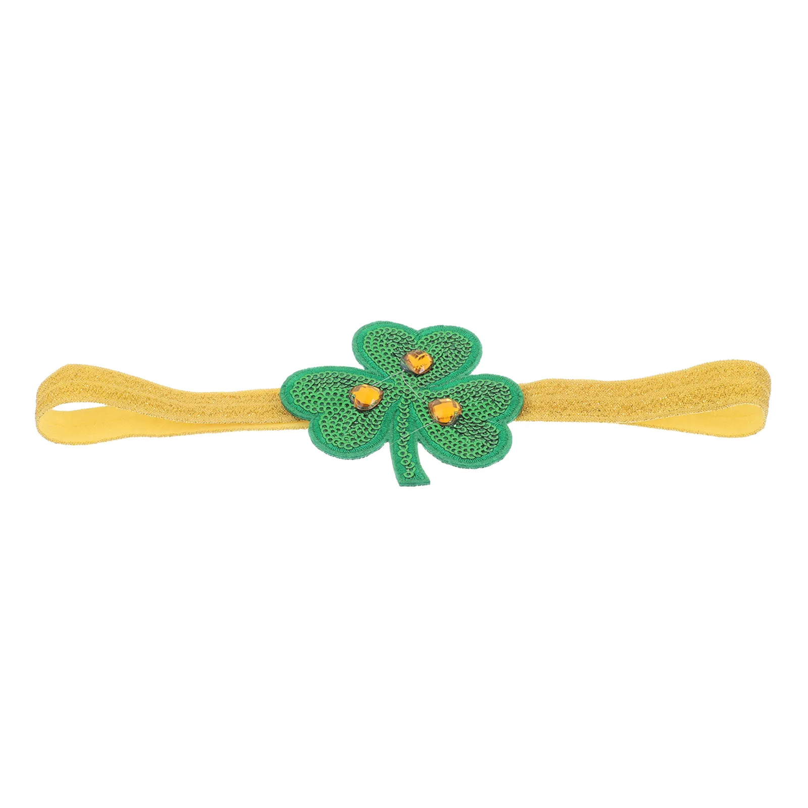 

Irish Festival Headb s St Patrick Day Accessories Women Shamrock Wreath Crown Polyester Dance Flower Headwear Lightweight
