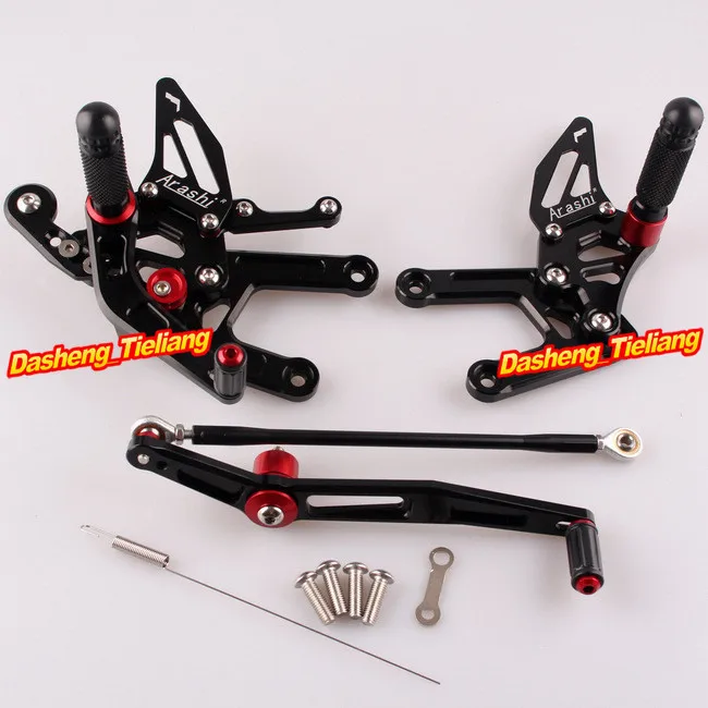 

CNC Motorcycle Rearset Rear Set Foot Pegs For Yamaha YZF R6 2006 2007 2008 2008 2009 2010 2011 2012 2013 2014 2015 2016