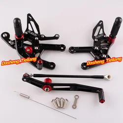 CNC Motorcycle Rearset Rear Set Foot Pegs For Yamaha YZF R6 2006 2007 2008 2008 2009 2010 2011 2012 2013 2014 2015 2016