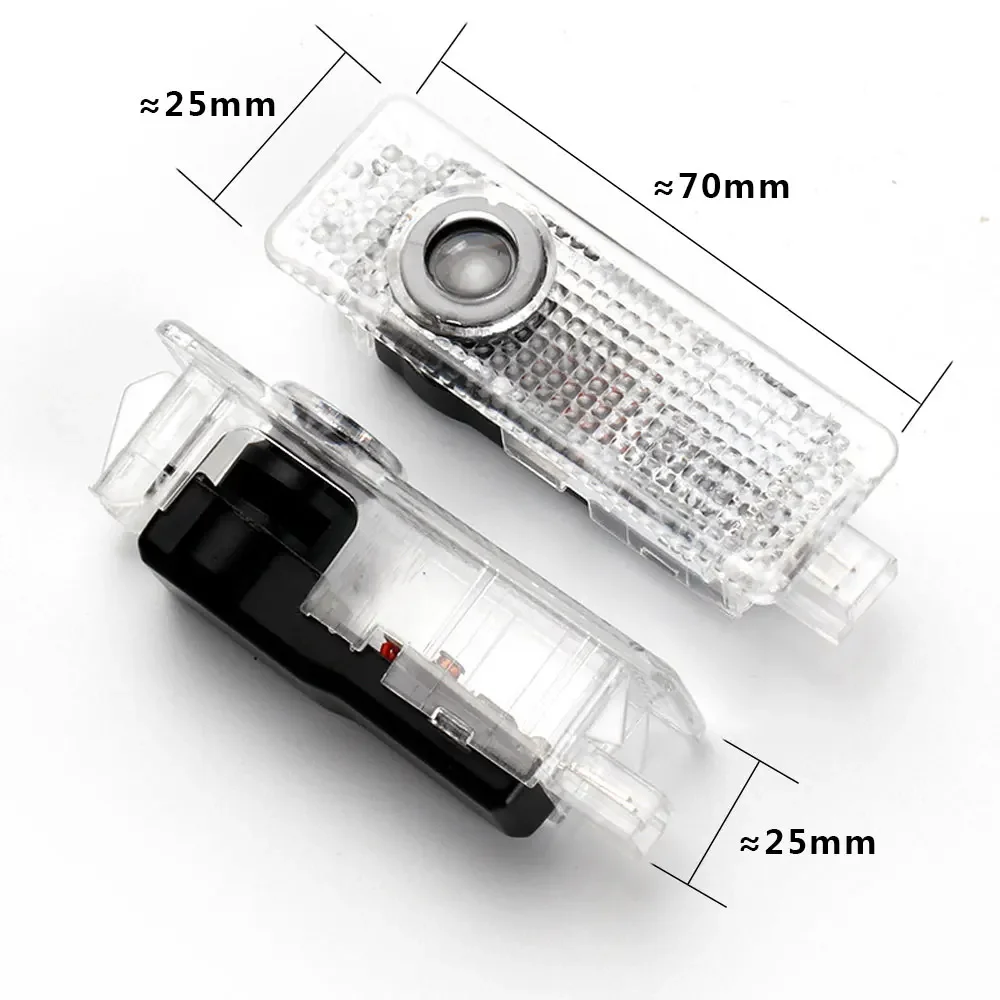 2Pcs LED Welcome Light Car Door Projector Lamps Accessories For BMW E90 E91 E92 E93 E60 E61 F10 F20 F07 E63 E64 F12 F13 F30 E87