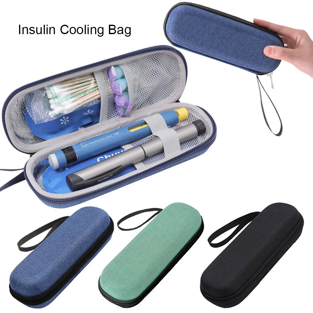 

Waterproof Diabetic Pocket Pill Protector Insulin Cooling Bag without Gel Medical Insulation Daily Insulin Cooler Pouch Case