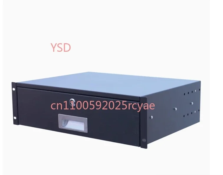 

Retractable drawer for flight cases, 6U rack drawer, sliding drawer, microphone drawer, a cabinet - accessory storage drawer.