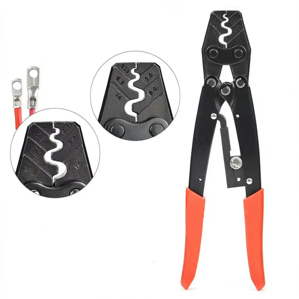 HS 16 Ratchet Wire Crimper For Sibang Electrical Installation Hand Tool Professional Bare Terminal Pressing Pliers Device