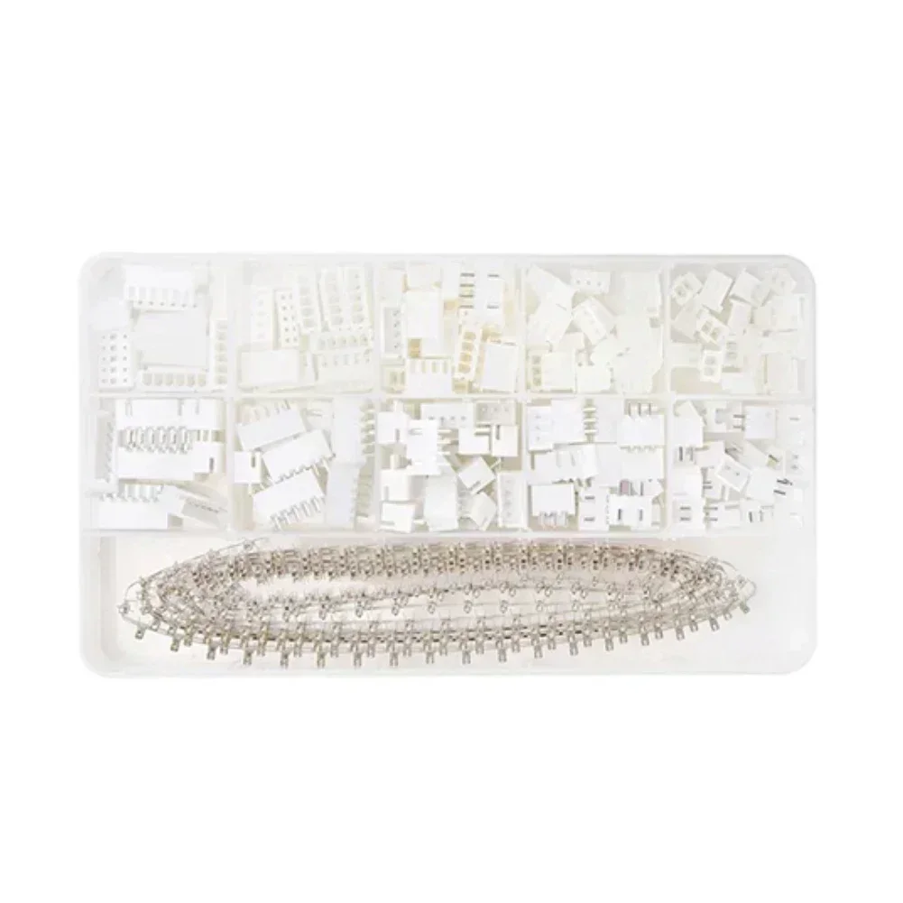 460 PCS For JST-XH 2.54mm Connector Kit 2/3/4/5/6 Pin Header Housing Connectors For Electrical Equipment Tool Accessory