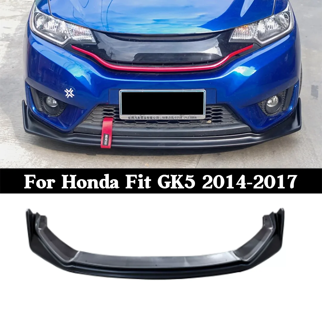 

Для Honda Fit GK5 2014-2017, спойлер для переднего бампера, дефлектор разветвителя из полиуретана, аксессуары для стайлинга и защиты