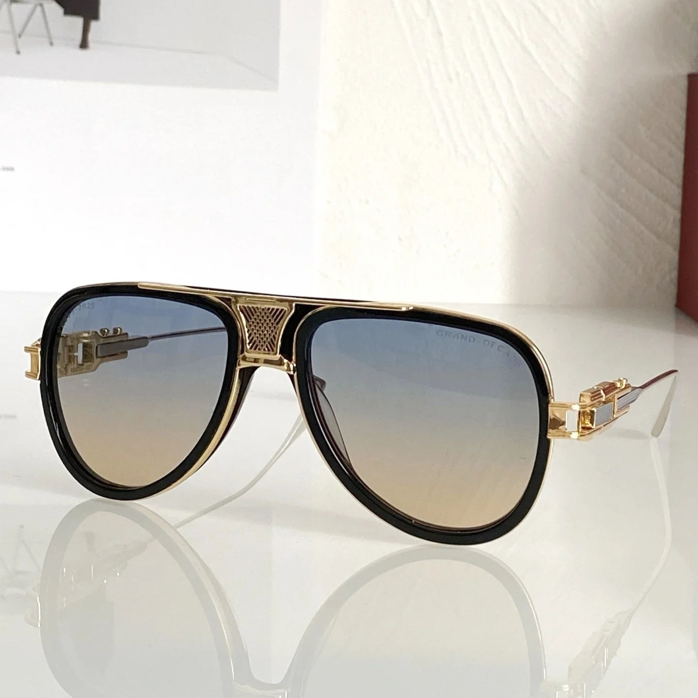 

ADITA GRAND DECADE DTS460 Top High Quality Sunglasses for Men and Women Luxury Brand Designer Fashion sun glasses UV400 with box