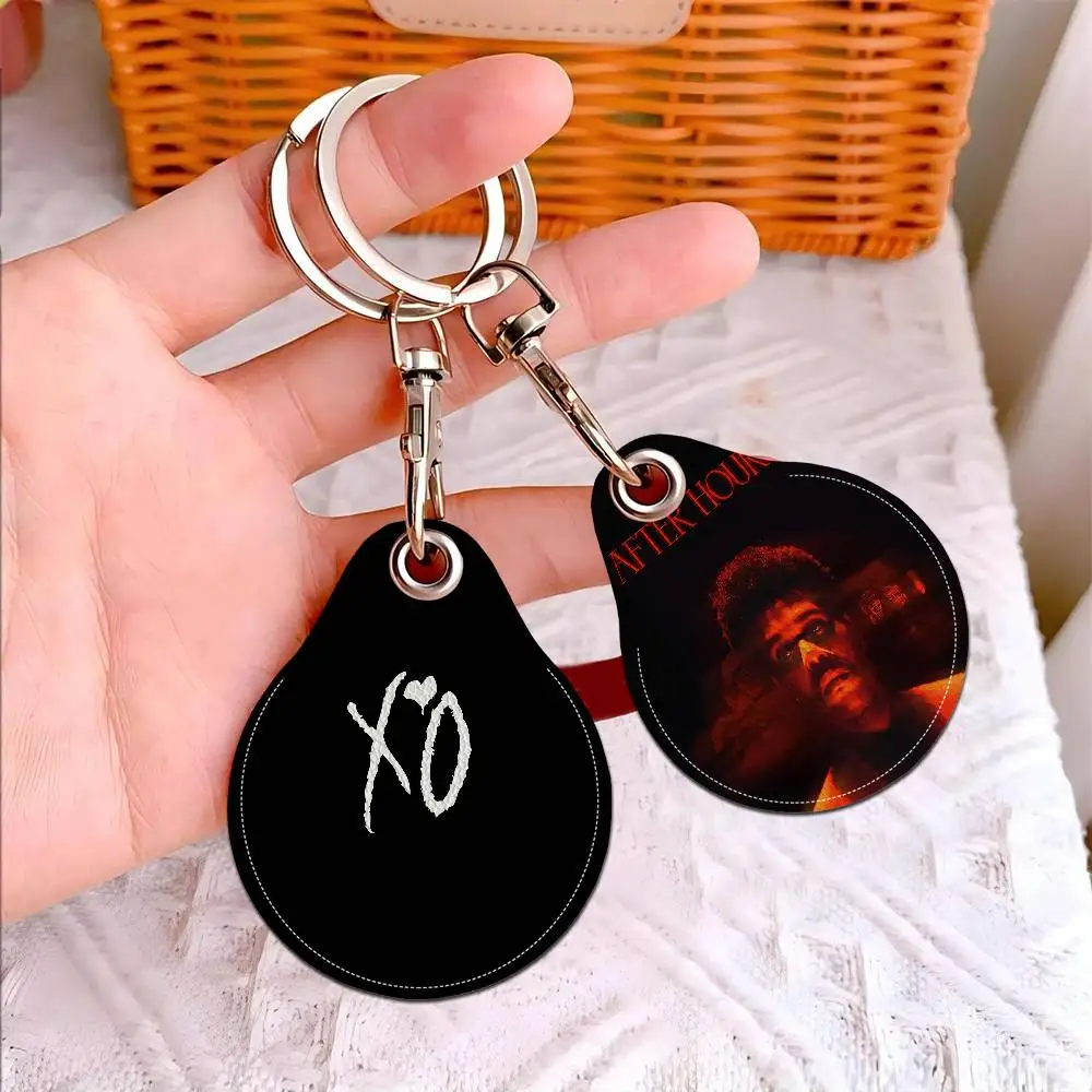 Rapper The Weeknd XO Waterdrop Aped N Acc Control Card Holder For Vehicles Public Transport Keychain Protective Cover