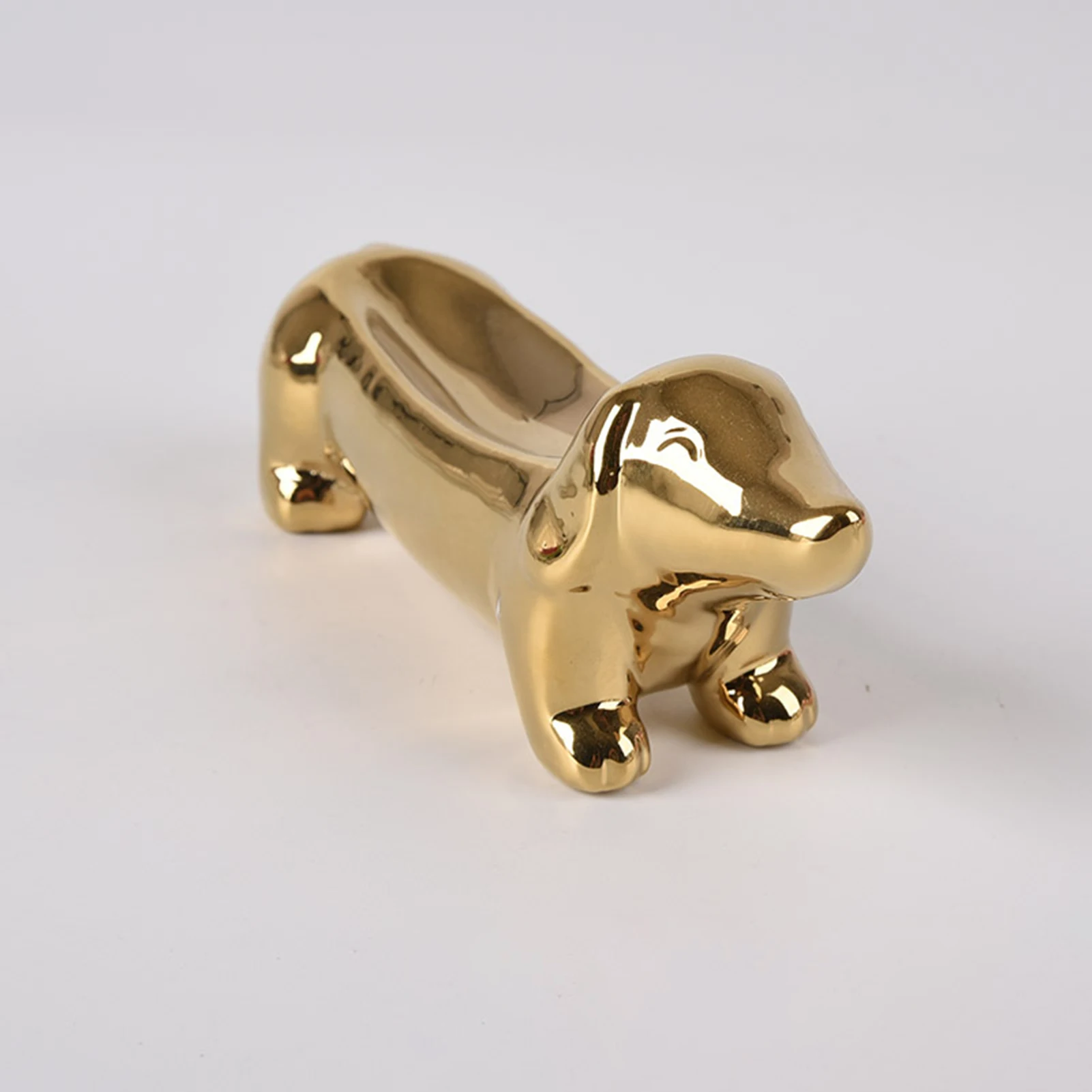 

Dachshund Ceramic Trinket Tray Elegant Necklace Bracelet Jewelry Dish Gifts for Women Birthday Christmas