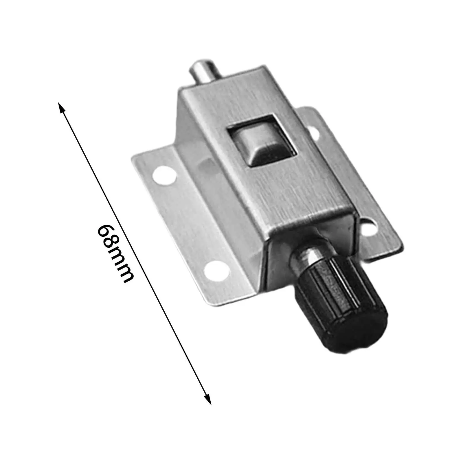 4Pcs Door Latch Barrel Bolts Spring Loaded Latch Automatic Gate Lock Tools Heavy Duty Window Locks for Indoor Home Toilet