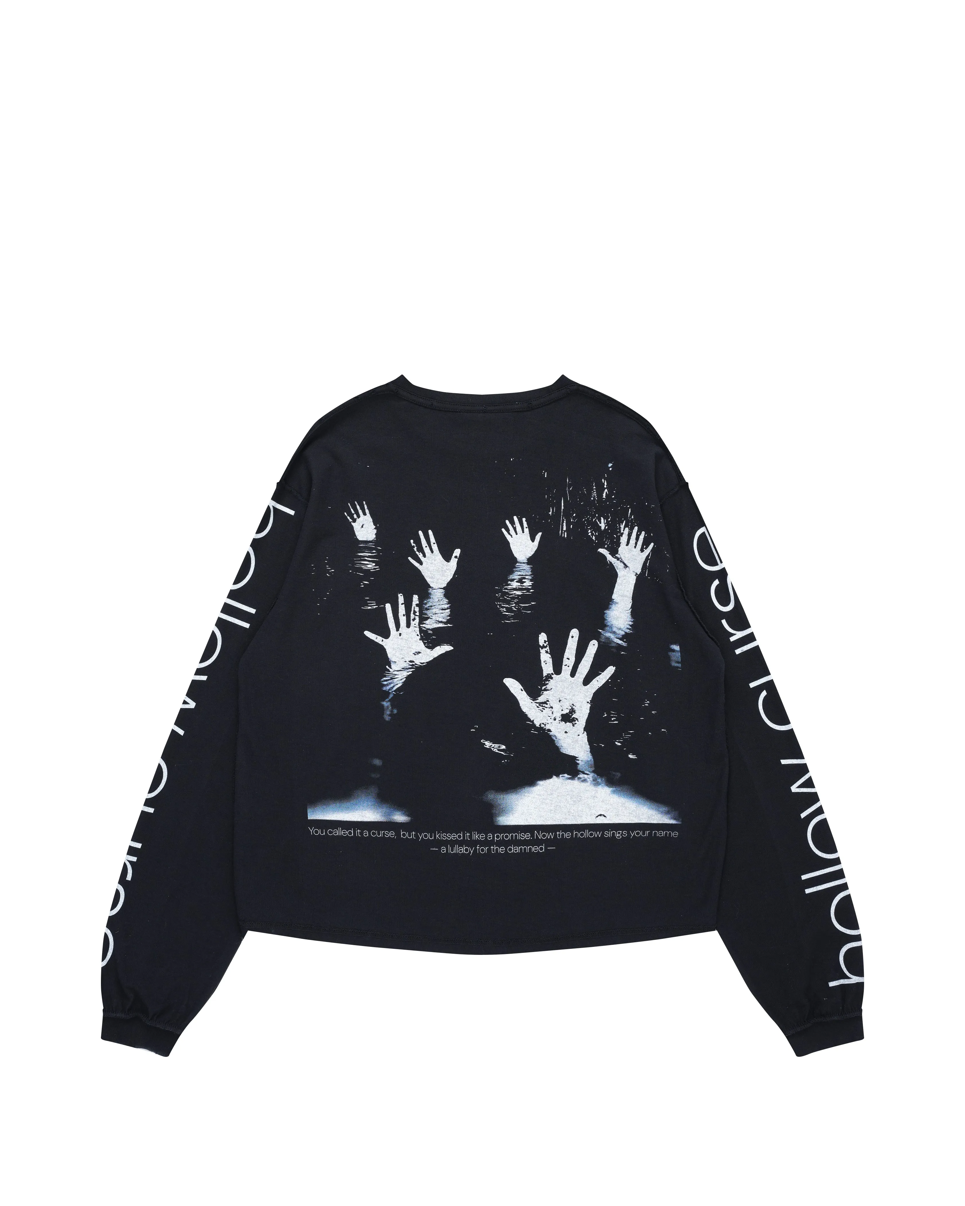 Vintage Lulluby Anime Girl Graphic t shirts Harajuku Oversized Streetwear Cotton Long Sleeve T Shirt Goth Y2k Top Women Clothing