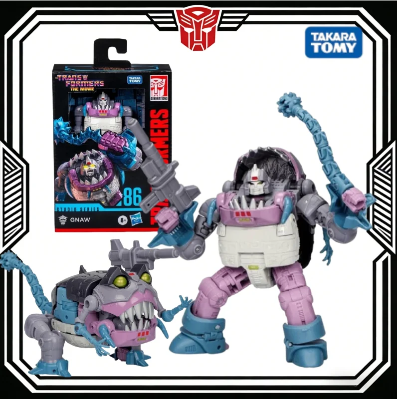 

In Stock Hasbro SS86-08 Deluxe Gnaw (Sharkticon) Reissue New Pack The Transformers: The Movie action figure Transformable Robot