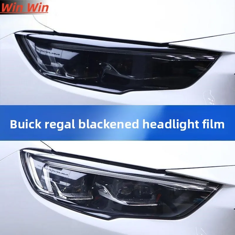 

Для BUICK REGAL 17-19 прозрачная защитная пленка для фар из ТПУ, защита фар, модификация пленки