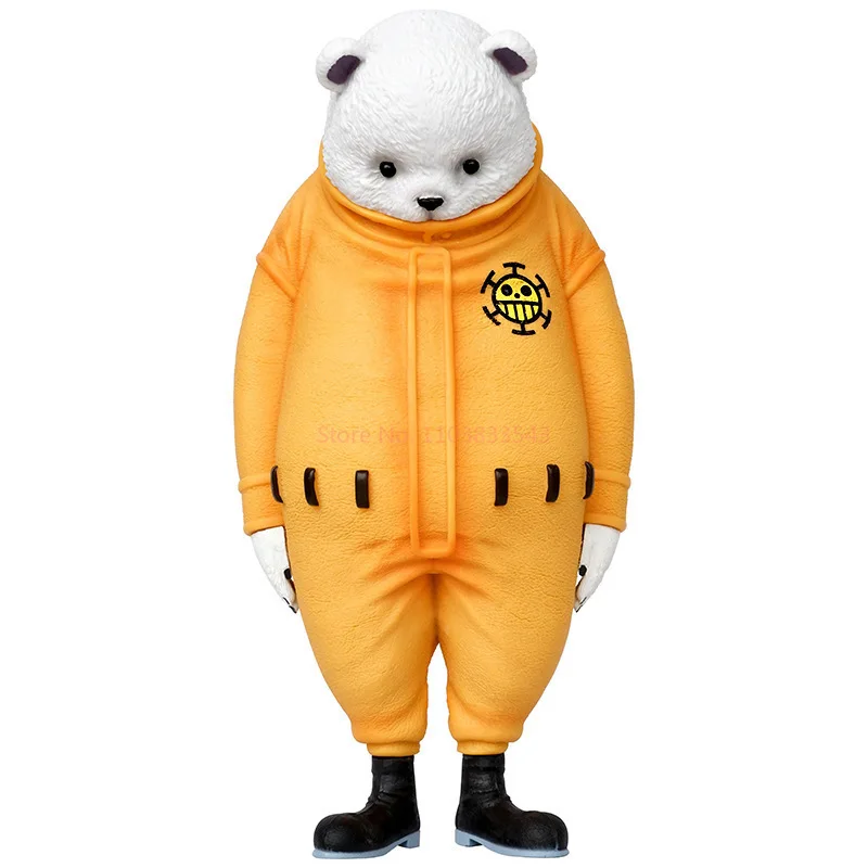 24 cm Anime One Piece Bepo ‌   Apology Actionfigur Kinderspielzeug PVC Stehendes Modell Schreibtisch Ornamente Junge Geburtstagsgeschenk Niedliche Cartoon-Rolle