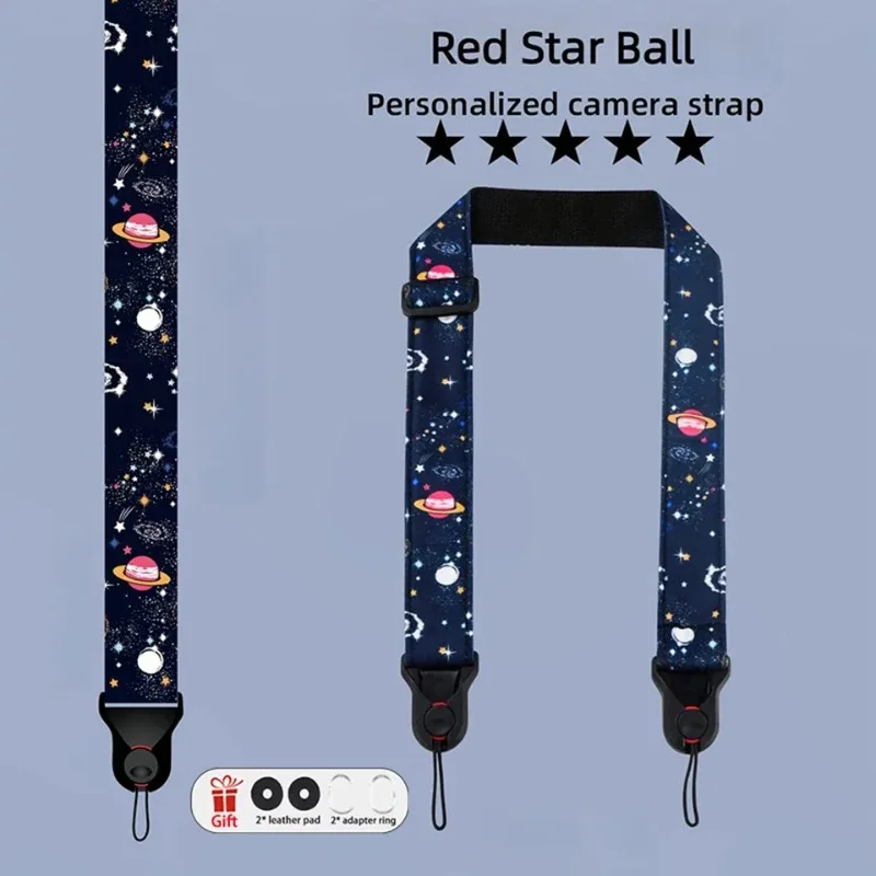 ملحقات حزام الكتف للرقبة سريعة الإصدار للكاميرا بتصميم شخصي كرتوني لكاميرات Canon Nikon Sony Fuji Leica DSLR DSL #5