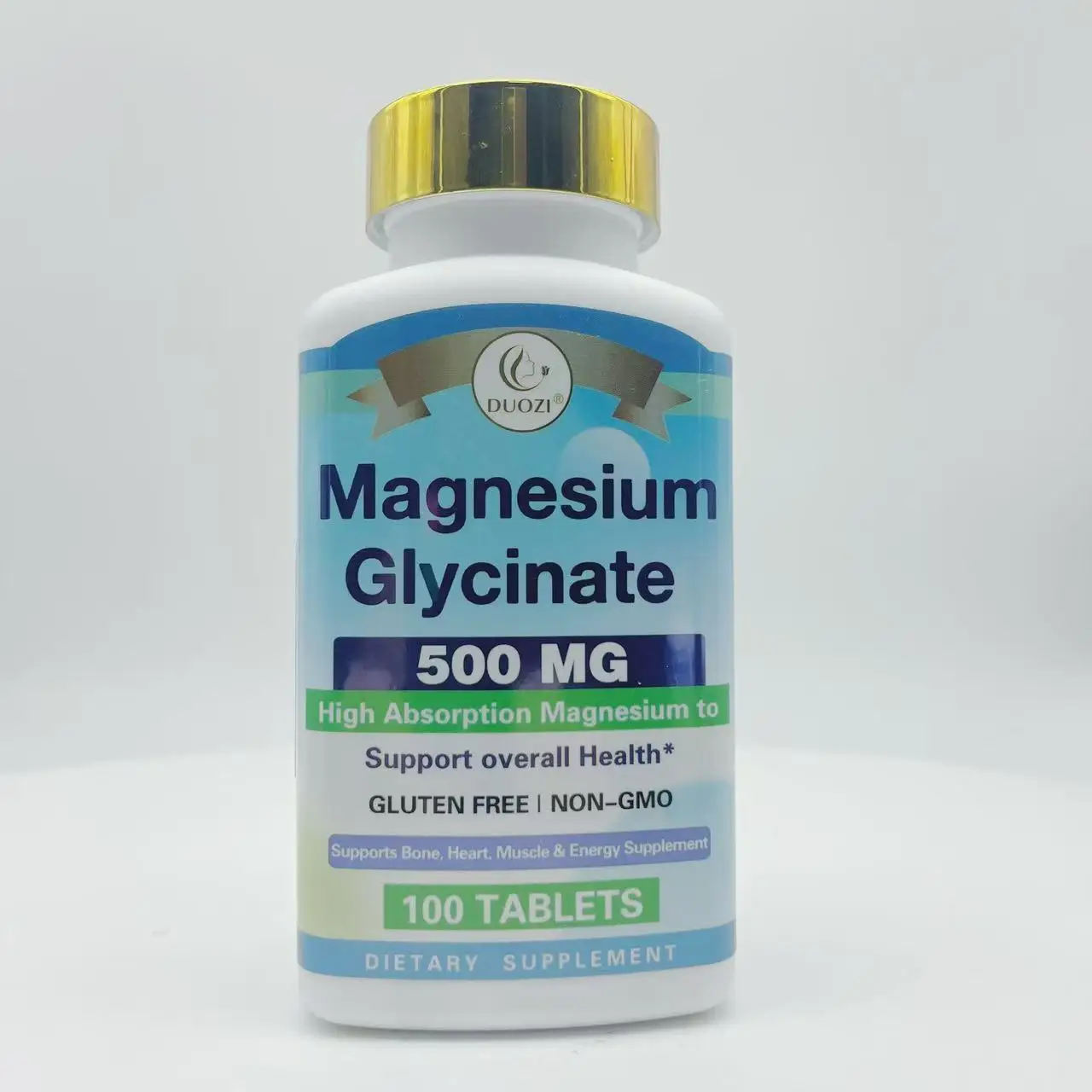 

1 bottle of magnesium glycinate tablets improves sleep quality promotes bone health and protects cardiovascular health