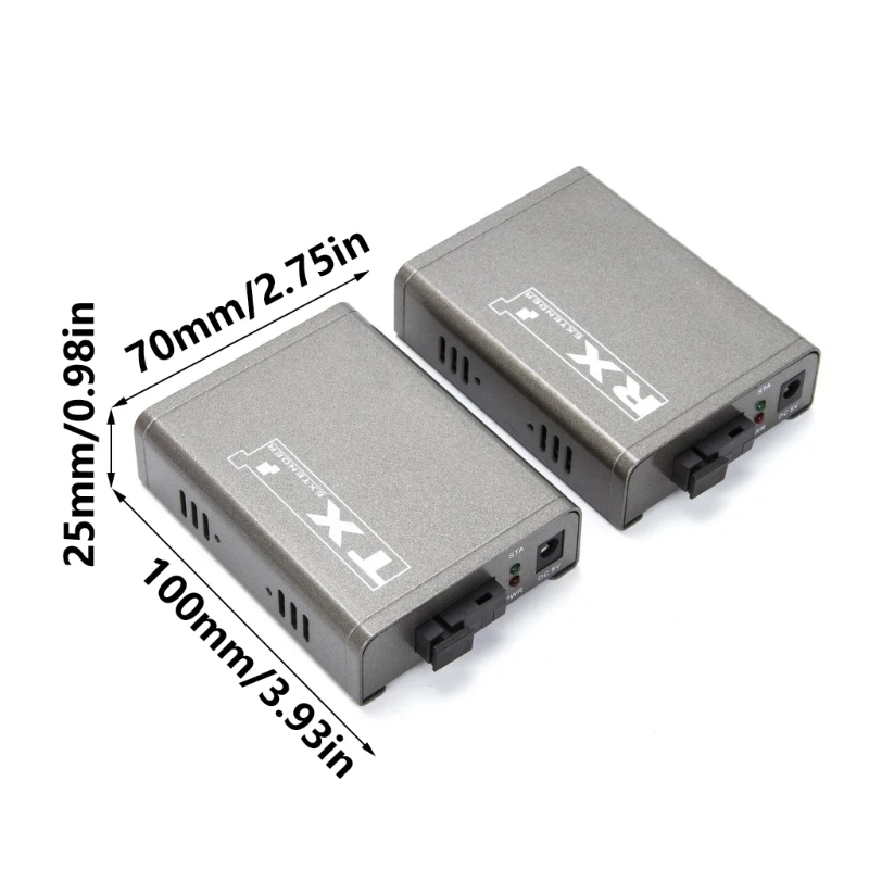 Q5WF 20KM HDMIcompatible Fiber Optics Extender 1080P Fiber Optical Extender for Video and USB Transmission