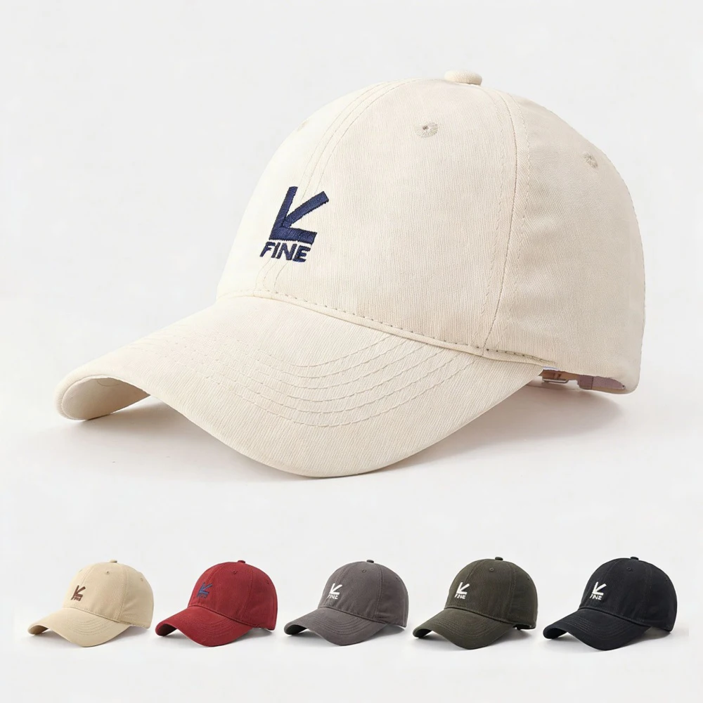 Unisex Baseball Cap For Women And Men Casual Snapback Hat Fashion Letter FINE Embroidery Cotton Hat Summer Sun Visors Caps