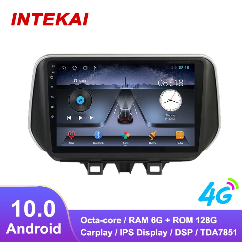 

9"Android 10.0 Car Radio GPS Navigation autoradio multimedia player for hyundai Tucson ix35 2018 2019 head unit stereo