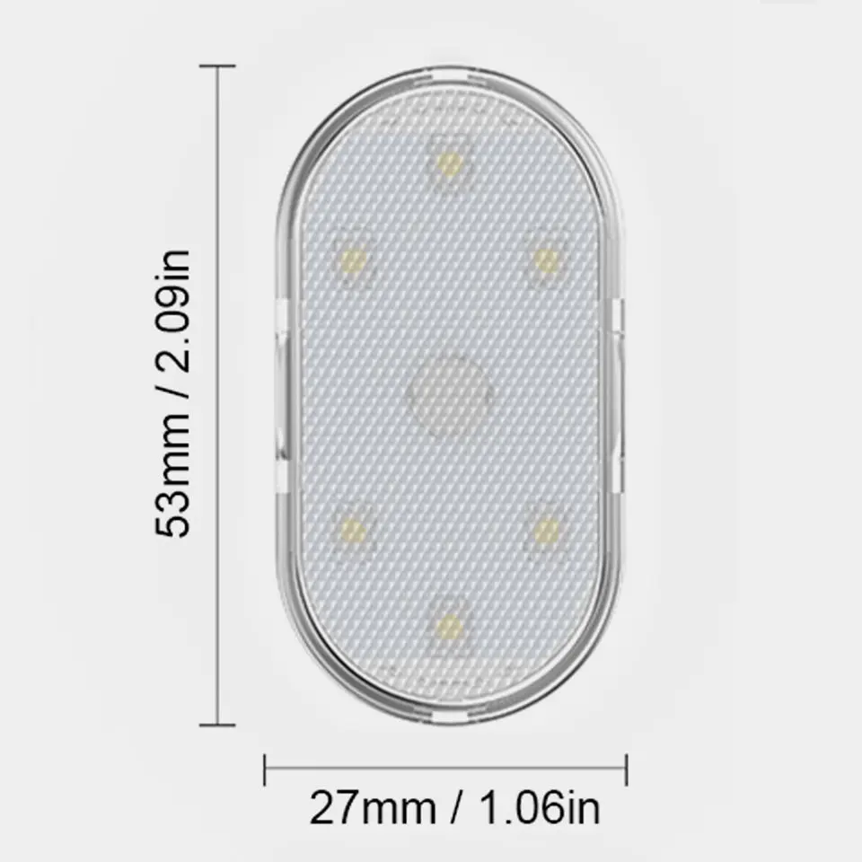 LED Ambient Night Light USB Rechargeable Cabinet Light Room Decor RGB Lights Atmosphere Lamp Magnet Wireless Car Interior Light