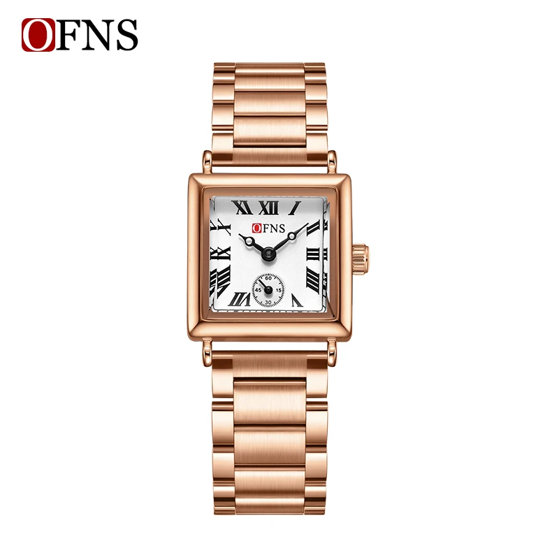 High End Brand Quartz Female Watch Belt Simple Niche Square Roman Scale Women's Watch Fashion Luxury Ladies Watches Waterproof