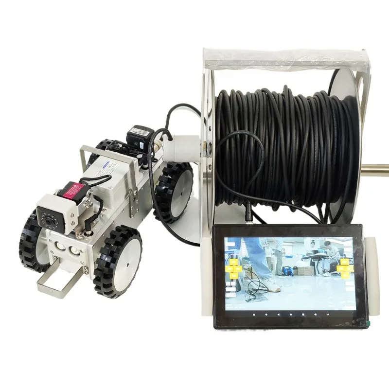 

Pipeline robot, inspection and maintenance, sewage pipe, waterproof, soaking in water, municipal sewage