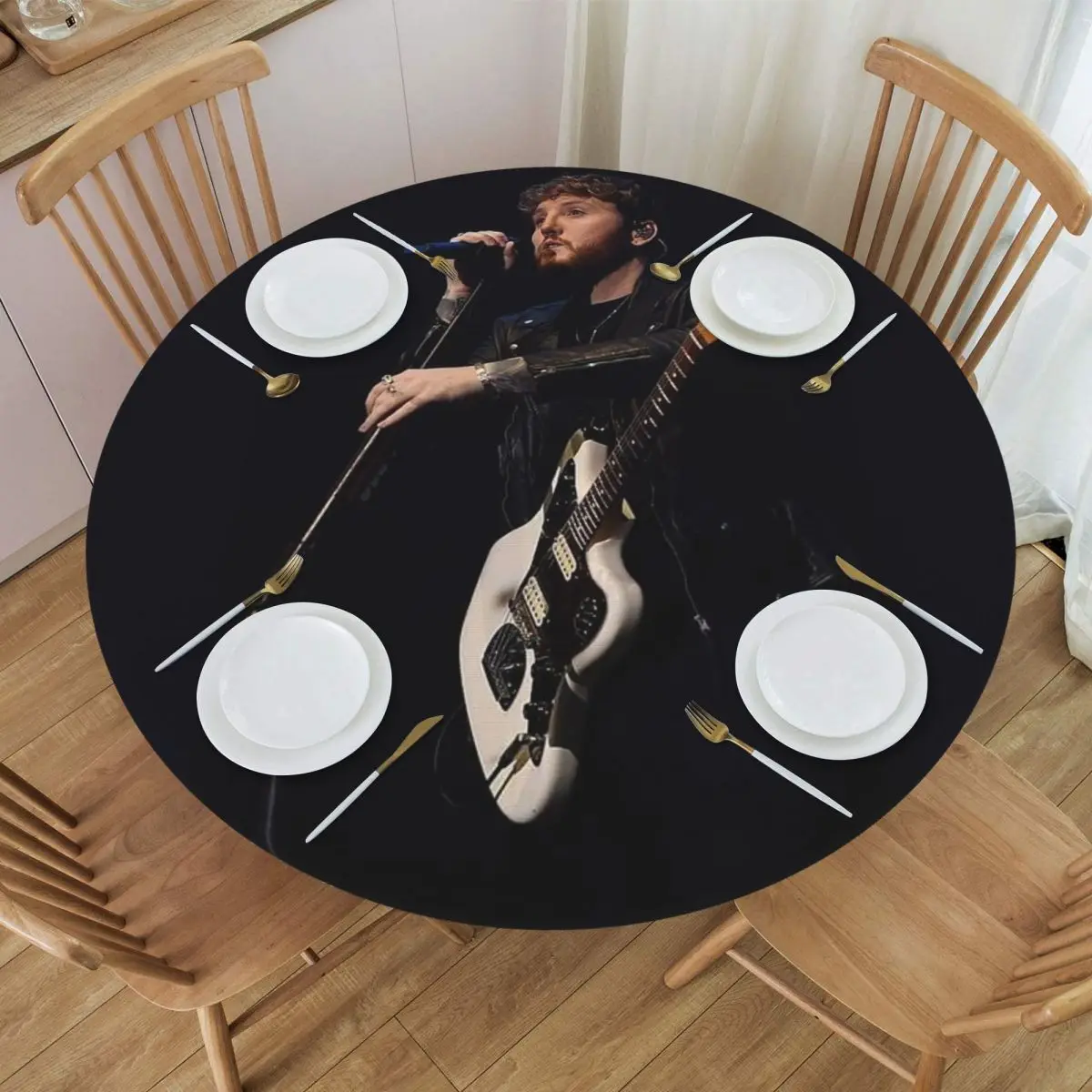 James Arthur Itll All Make Sense In The End Waterproof Round Tablecloth Oilproof Table Cloth Kitchen Events Dining Table Cover