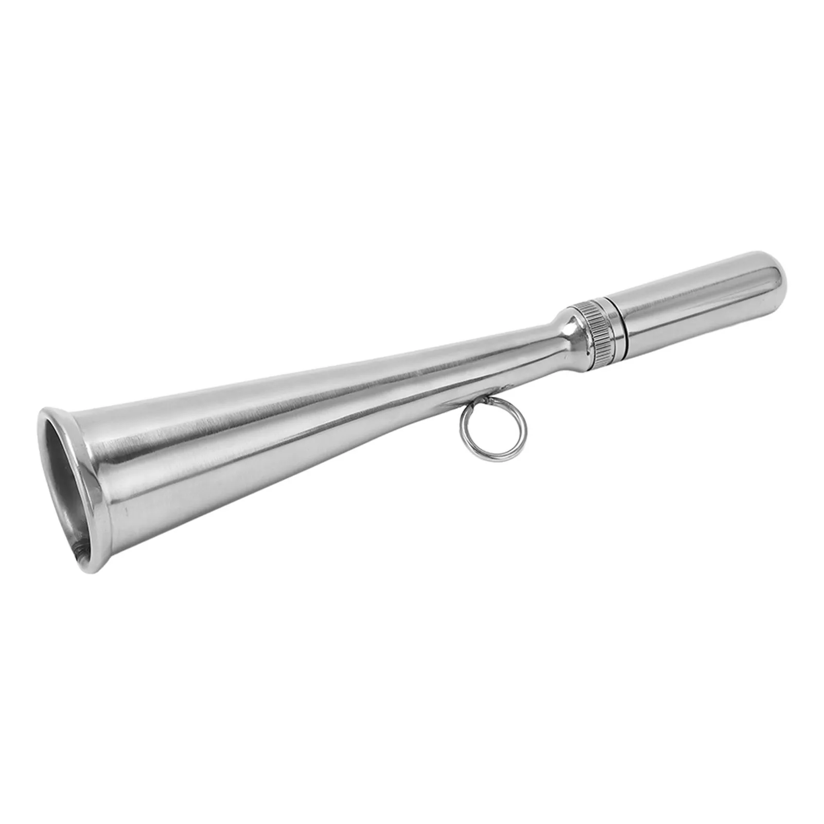 Handheld Foghorn Stainless Steel for Boat Marine Fog Horn with Removable Mouthpiece Accessory OEM Replacement Part