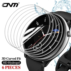 Película protectora de pantalla completa de ajuste curvo 3D para Amazfit GTR Mini película protectora transparente antiarañazos no de vidrio para Amazfit GTR Mini