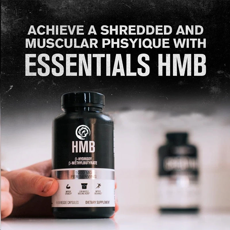 HMB capsules (β - hydroxy β - methylbutyrate) - gluten free and non genetically modified -60 capsules