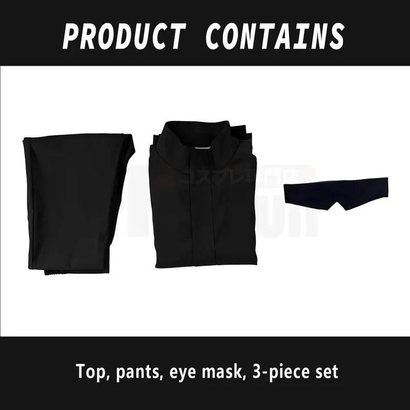 هولون جوجوتسو JJK مانغا أنيمي ساتورو جوجو تأثيري حلي شيبويا حادثة أسود موحدة التصحيح شعر مستعار ارتفع صافي الاصطناعية