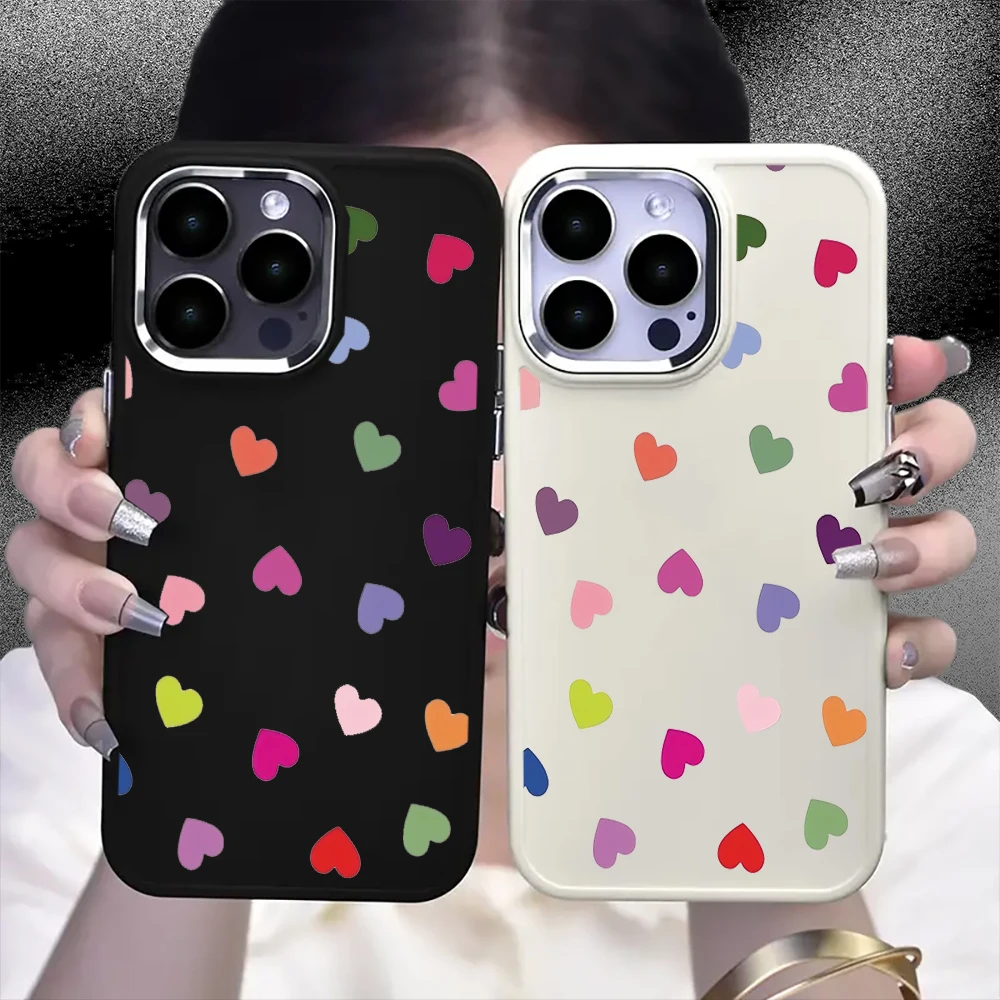 New design Love pattern case,suitable for iPhone16Pro Max/iPhone16Pro/iPhone16/ iPhone16 Plus to iPhone11 12 13 14 15 series