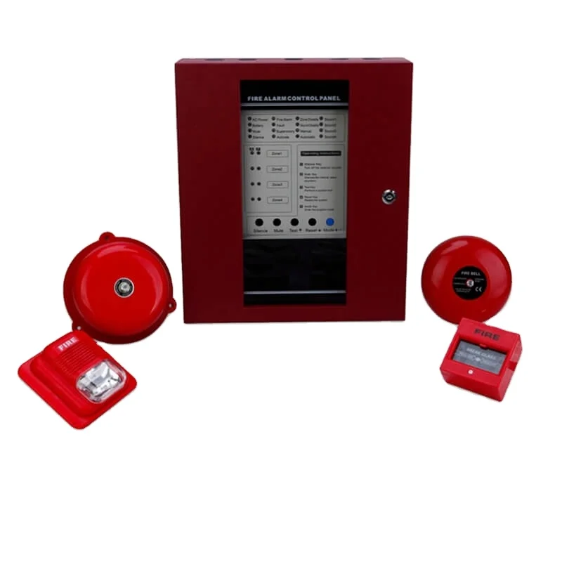 معدات السلامة نظام إنذار الحريق متصل 4 أسلاك معدات السلامة إنذار الحريق الدخان #1