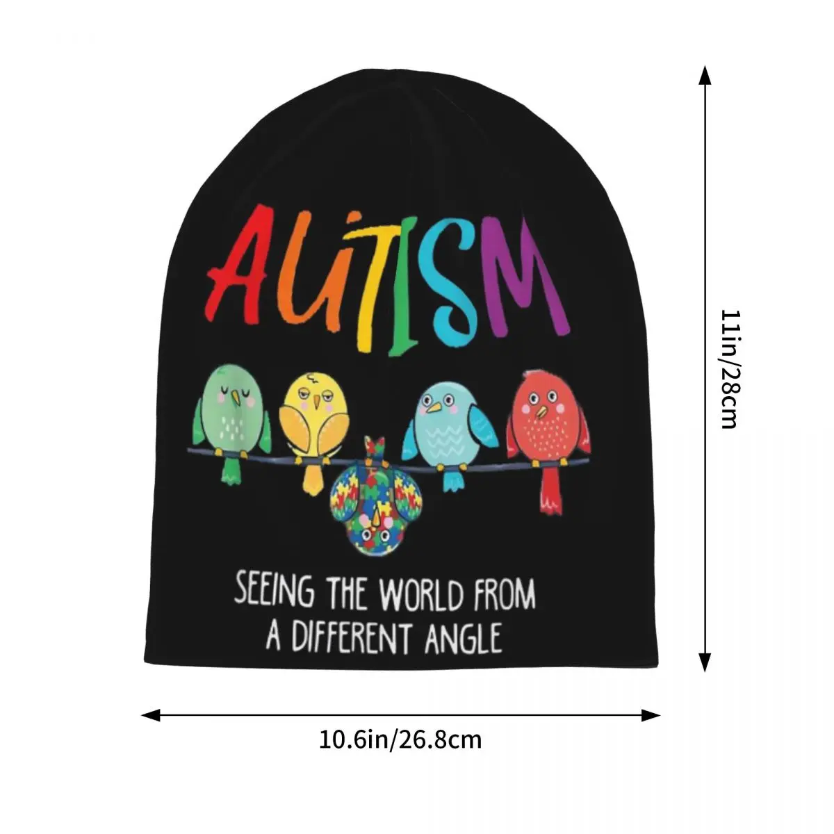 Autism Puzzle Men Women Adult Beanies Caps Knitting Bonnet Hat Warm Hip Hop Autumn Winter Outdoor Skullies Hats