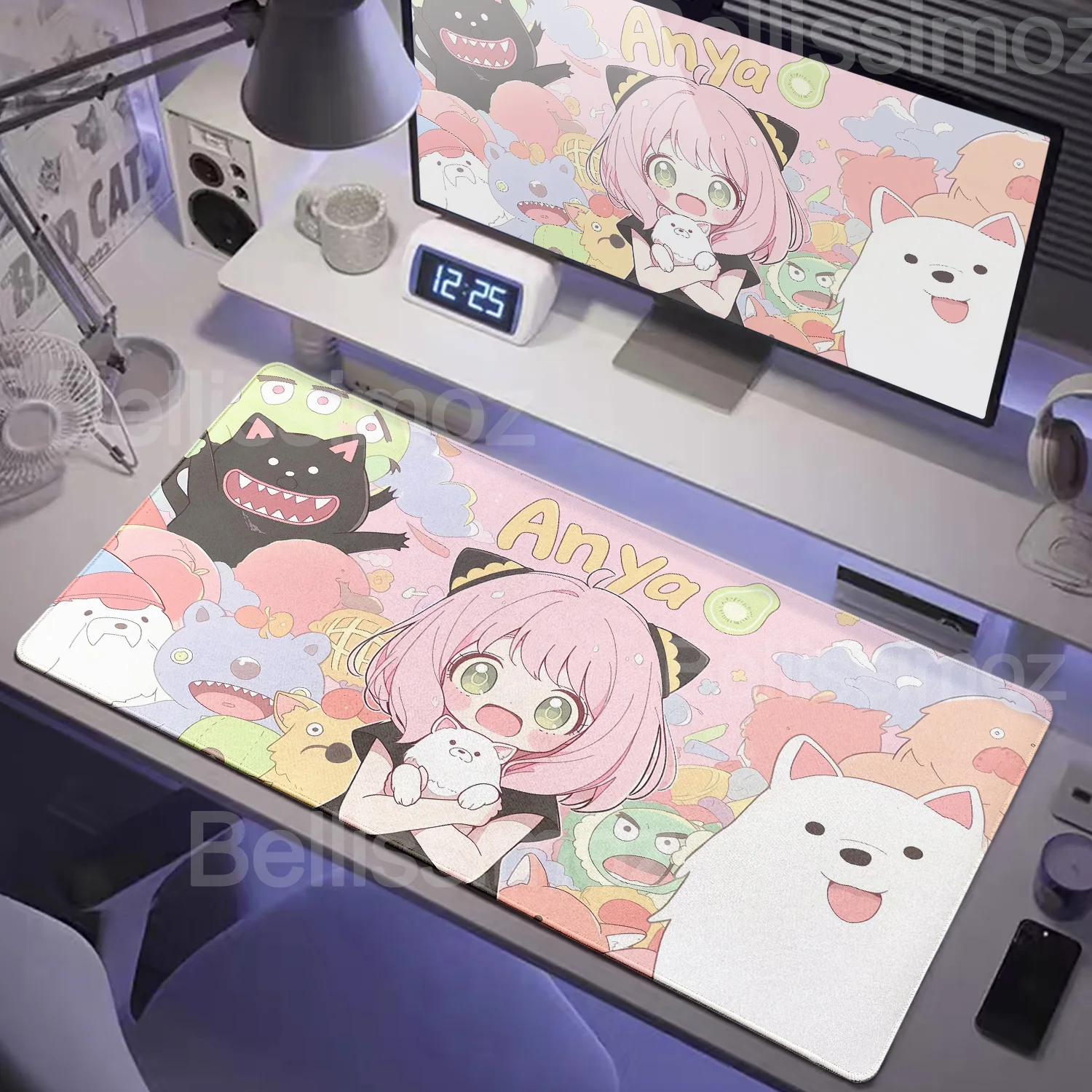 

Anime Spy X Family Mouse Pad Kawaii Anya Forger Loid Yor Bond Mousepad Laptop PC Keyboard Pad Large Gaming Accessories Desk Mats