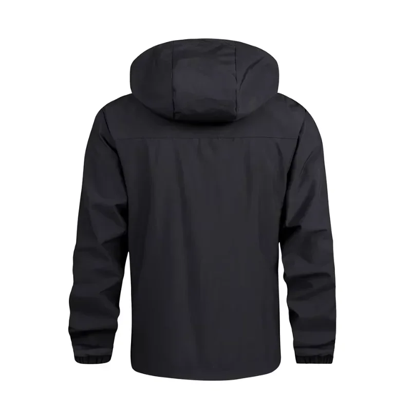 Men's Jacket 2024 Summer New Detachable Hat Design Ultra-thin Breathable Sun Protection Windbreaker Casual Simplicity Men's Coat